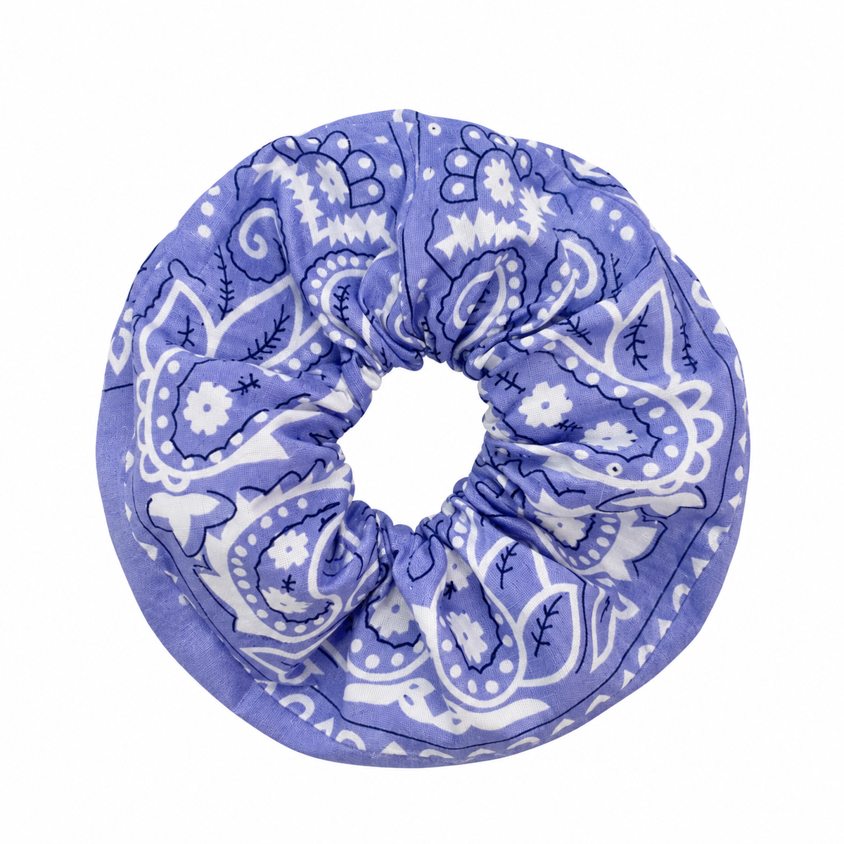 Chouchou -  bandana bleu lavande
