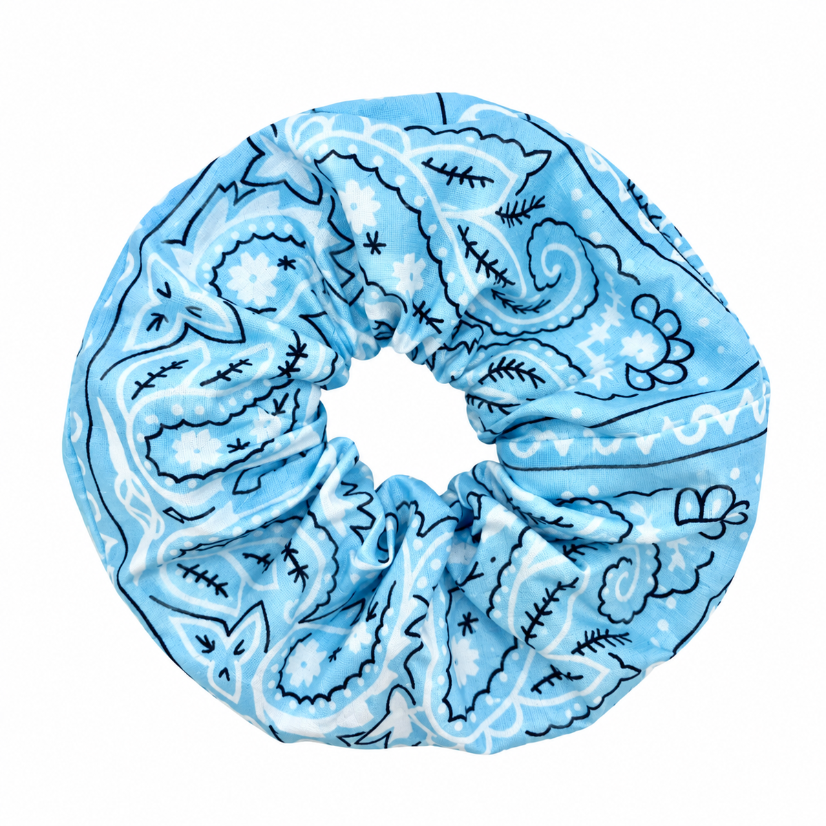 Chouchou -  bandana bleu clair