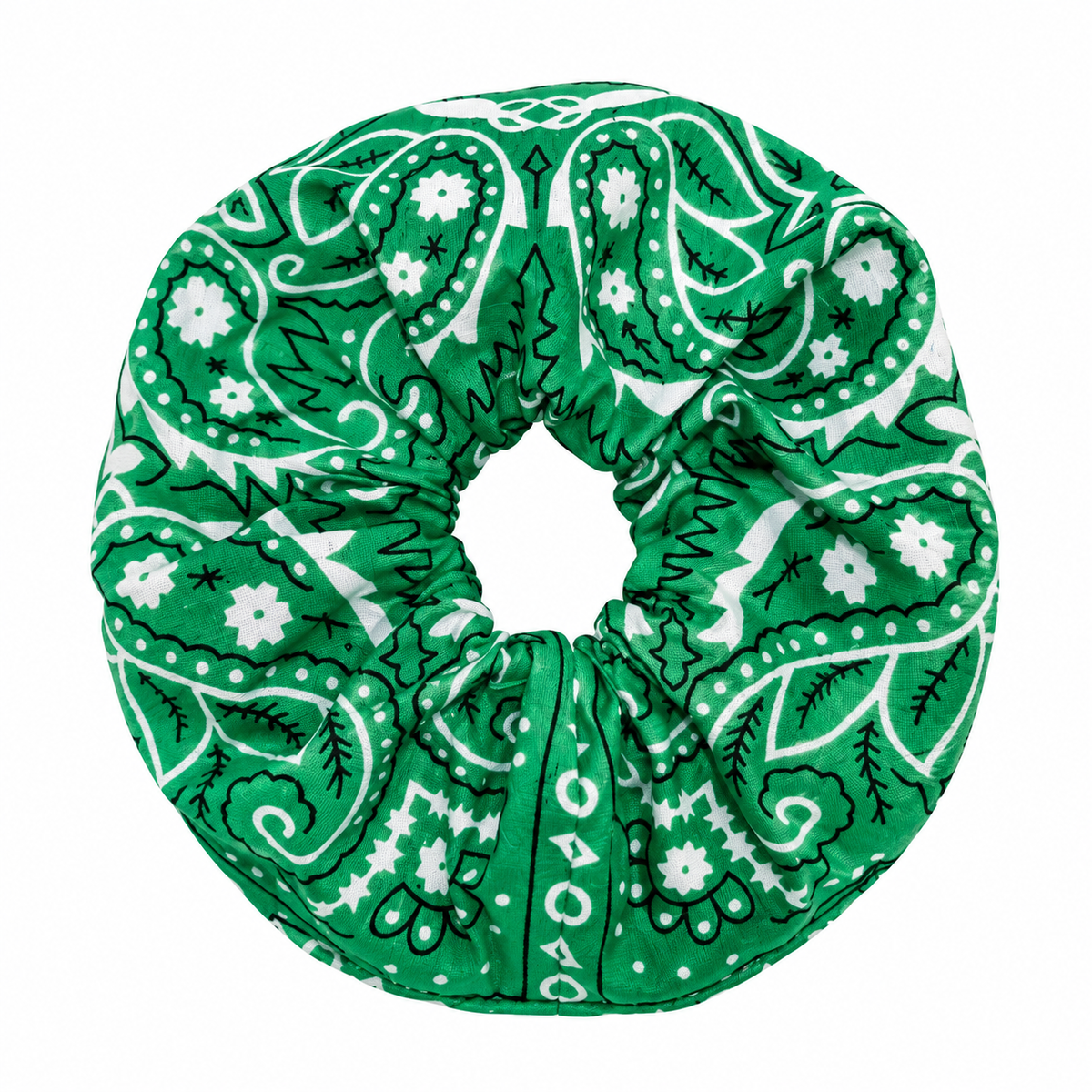 Chouchou -  bandana vert sapin