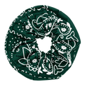 Chouchou -  bandana vert foncé