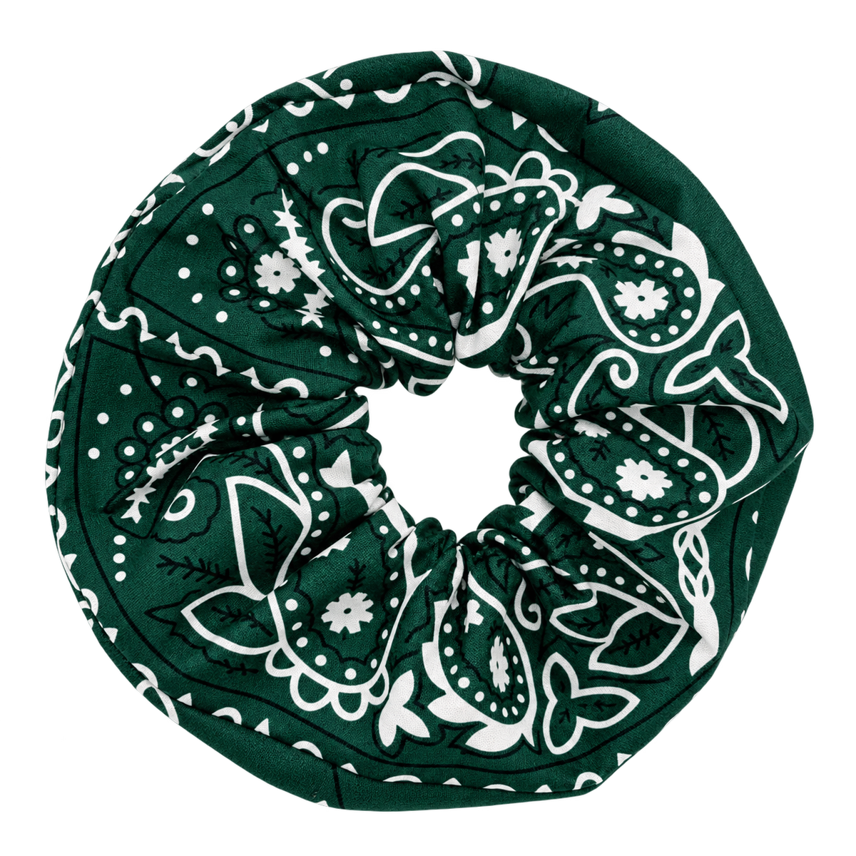 Chouchou -  bandana vert foncé