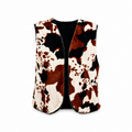Gilet réversible : peau de vache