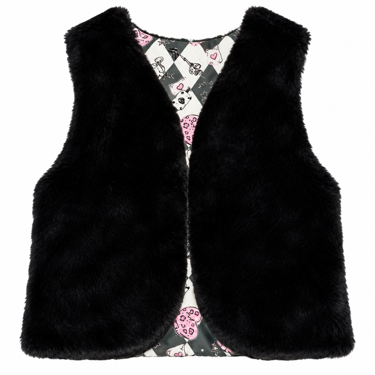 Gilet réversible Alice aux pays des merveilles