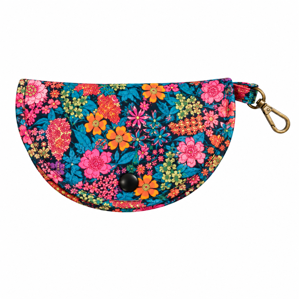 Étui à lunettes : liberty fuschia