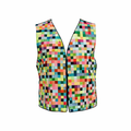 Gilet réversible : Pixel Effect Denim