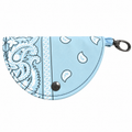 Étui à lunettes : bandana bleu ciel