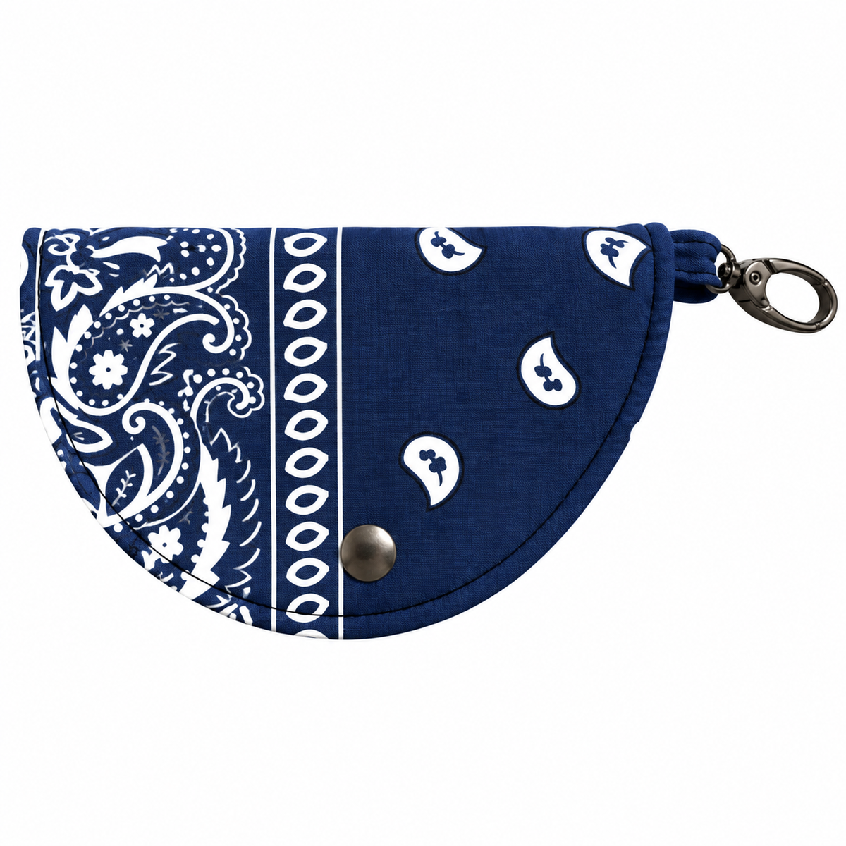 Étui à lunettes : bandana bleu marine