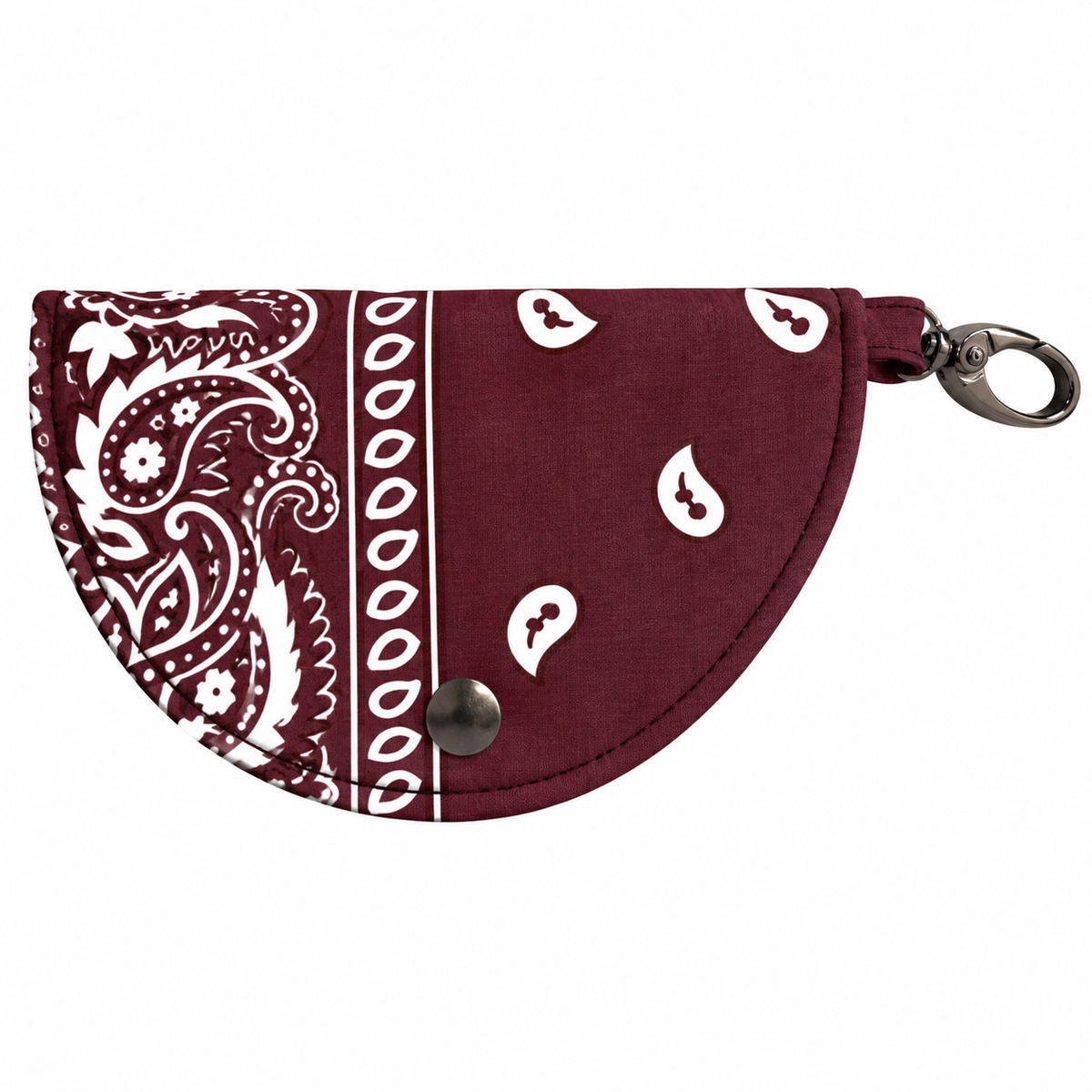 Étui à lunettes : bandana marron