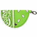 Étui à lunettes : bandana vert anis