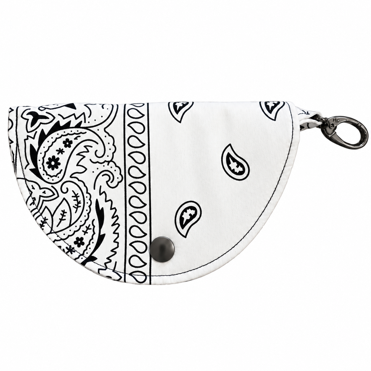 Étui à lunettes : bandana blanc