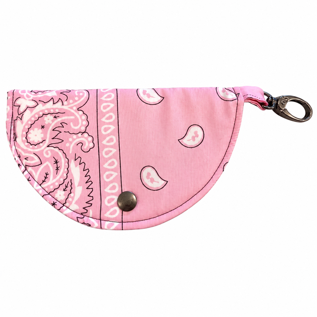 Étui à lunettes : bandana rose