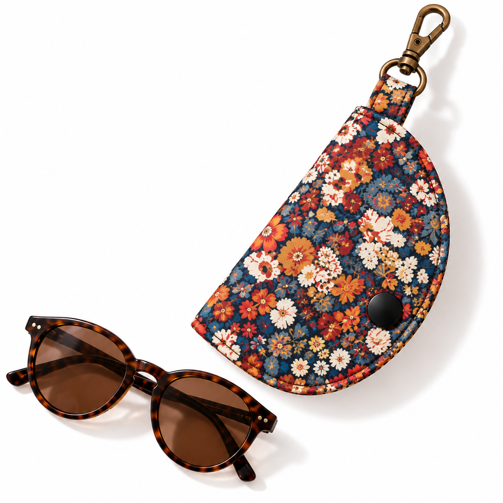 Étui à lunettes : liberty d'automne