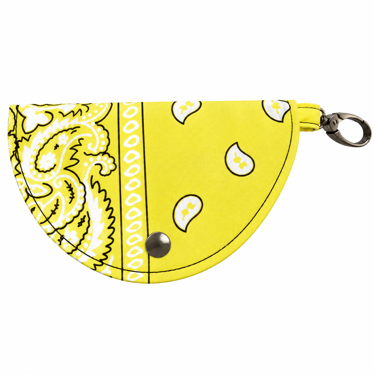 Étui à lunettes : bandana jaune